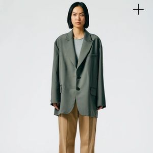 Tibi Tropical Wool Liam Blazer NWT